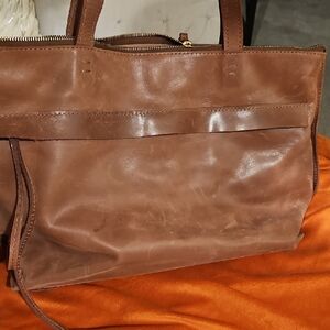 Raven + Lily Brown Travel Bag